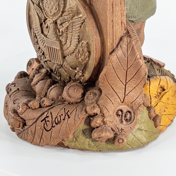 Signed Tom Clark Gnome G.I. Figure Sculpture US Army Military Mold 90 Style 5138 - Picture 3 of 15